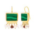 Malachite Earrings