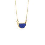 Half Moon Lapis Pendant