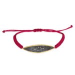 Silver & Gold macrame bracelet