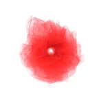Red Tulle Pin