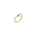Gold 18k Ring with Diamonds by Yannis Sergakis