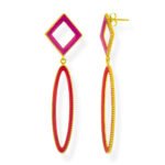 Enamel  Earrings