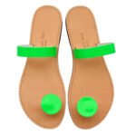 Dolly Green-Speak Out Sandals