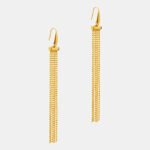 Gold Flow Chain Earrings