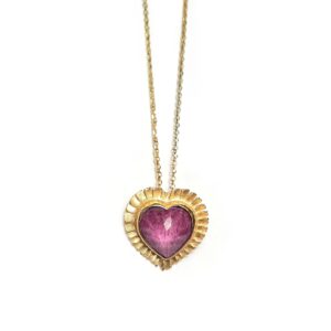 Ruby Heart Pendant