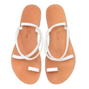 Maria White - Speak Out Sandals