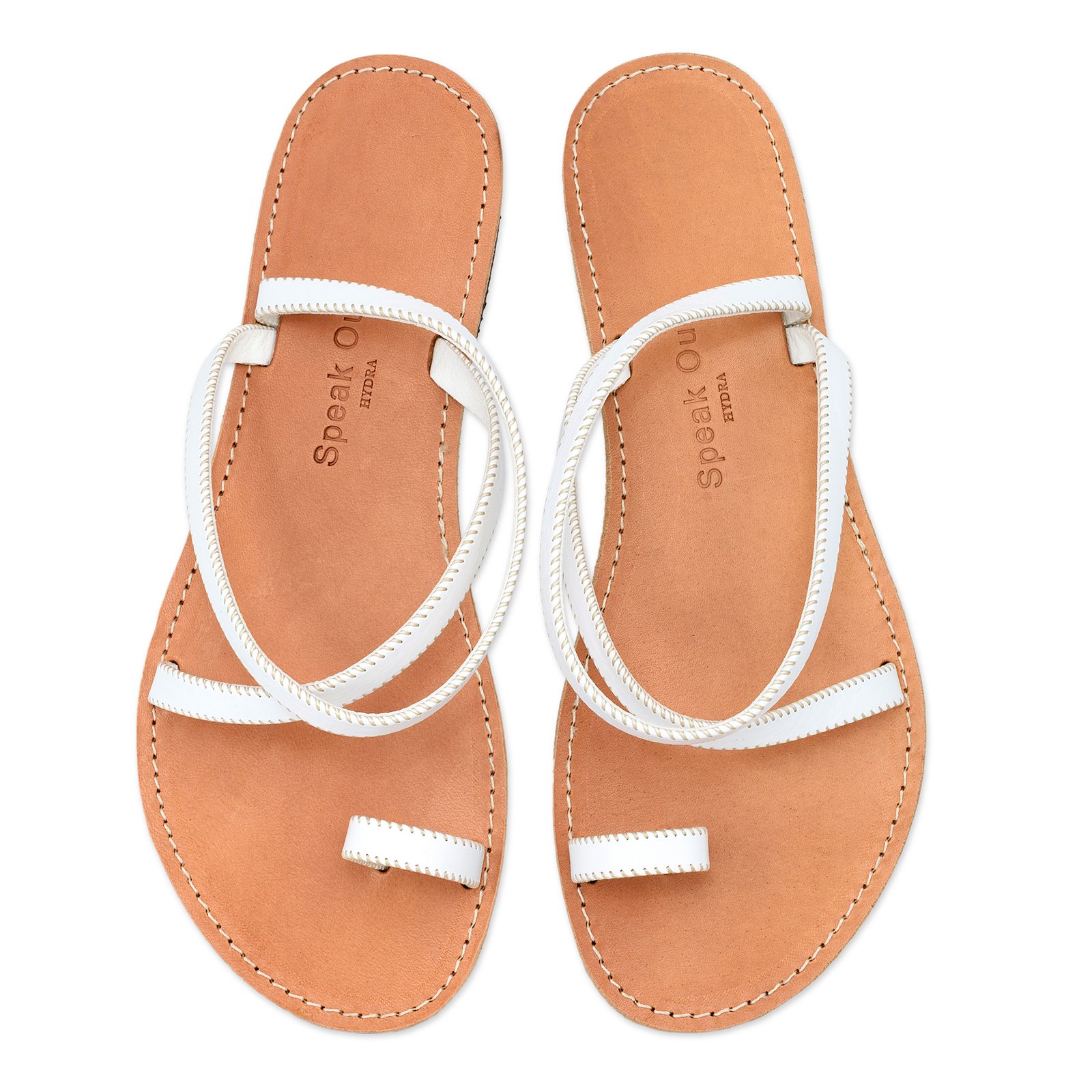 Maria White - Speak Out Sandals