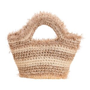 Soshana Crochet Bag - Vanilla