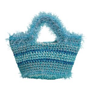 Soshana Crochet Bag - Light Sky